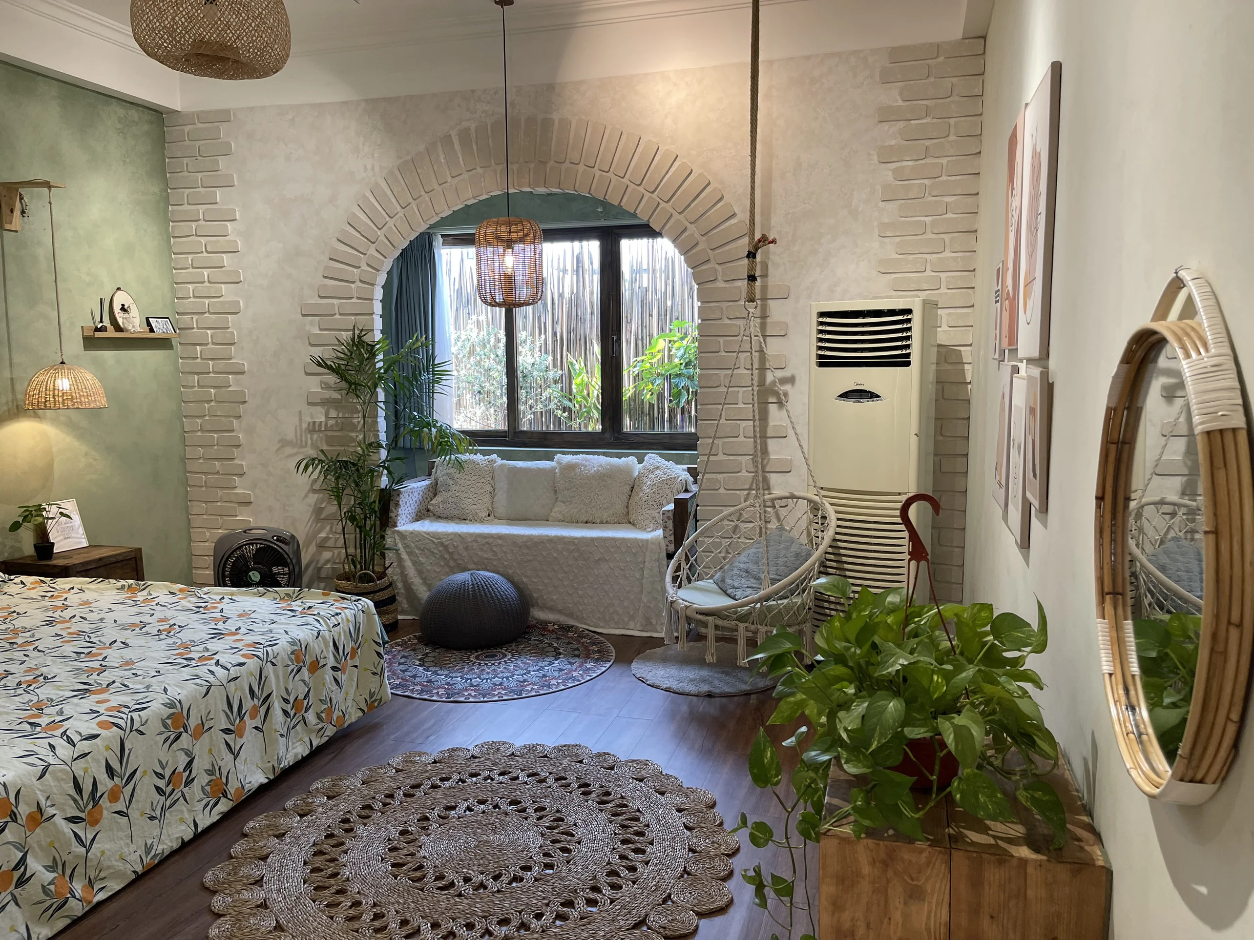 yếu tố tự nhiên Thiết kế homestay phong cách Bohemian